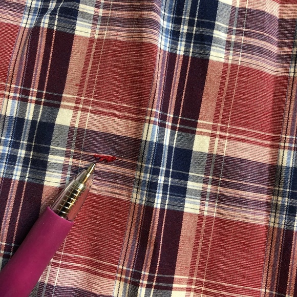 Banana Republic Pearl Snap Plaid Western Shirt - Picture 8 of 8